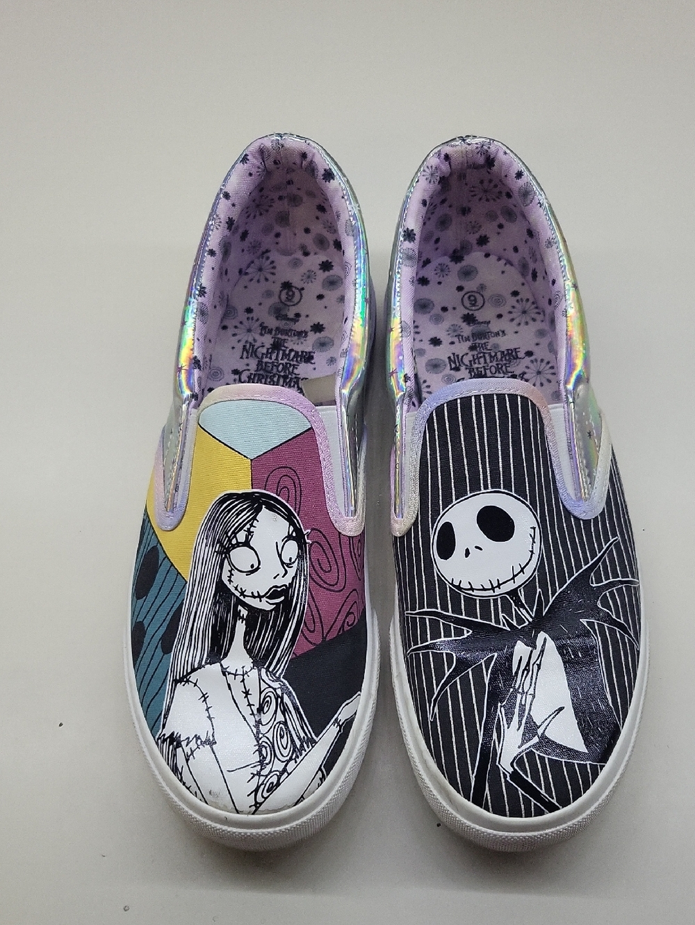 Nightmare Beforw Christmas Slip On Shoes